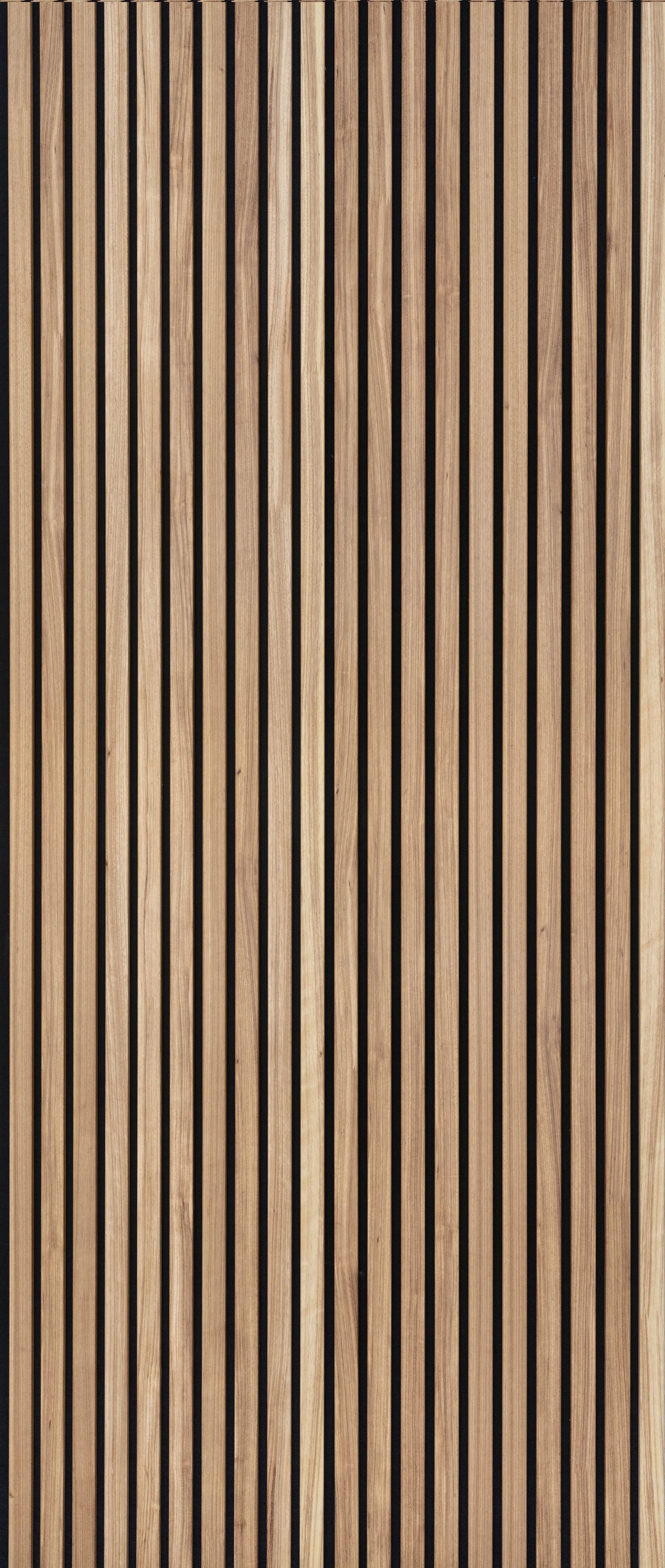 AFD Zebra Wood Extra Wide Acoustic Slat Panels