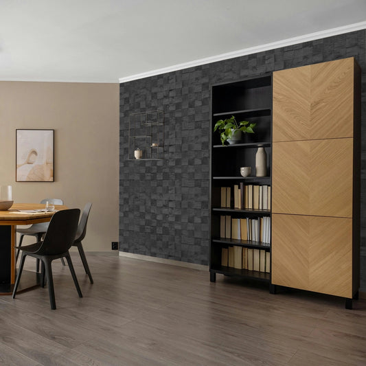Ebony Oak End Grain Panels