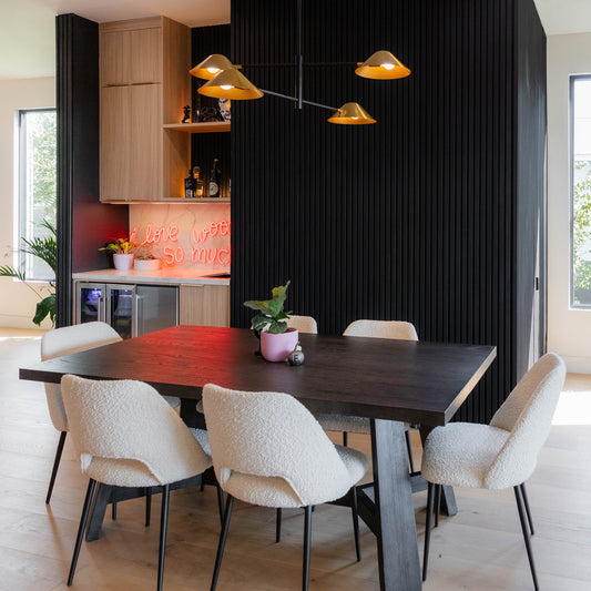 Noir White Oak Acoustic Slat Panels 94.5"