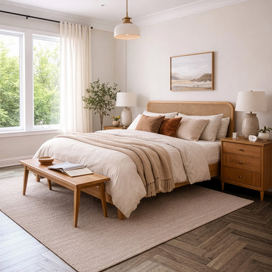 Sepia Herringbone White Oak