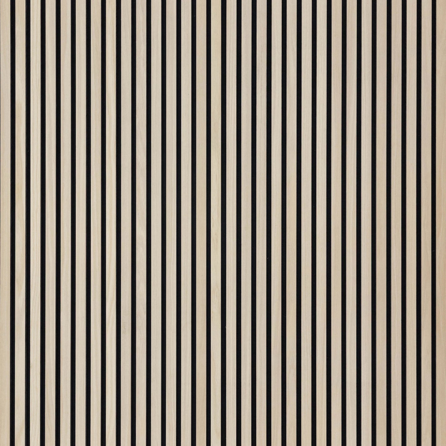 Raw Natural Oak Acoustic Slat Panels 120"
