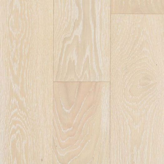 Wire Brushed Ivory White Oak Flooring - 5"