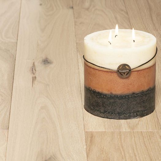 Wire Brushed Unfinished White Oak