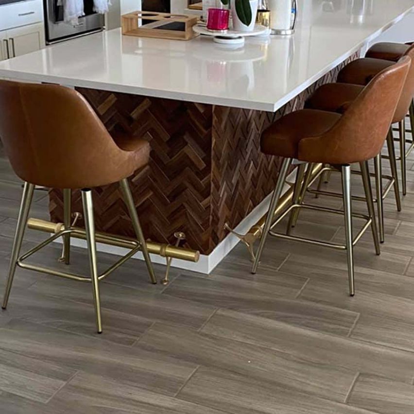 3D Textured Herringbone Walnut Walling 7.7