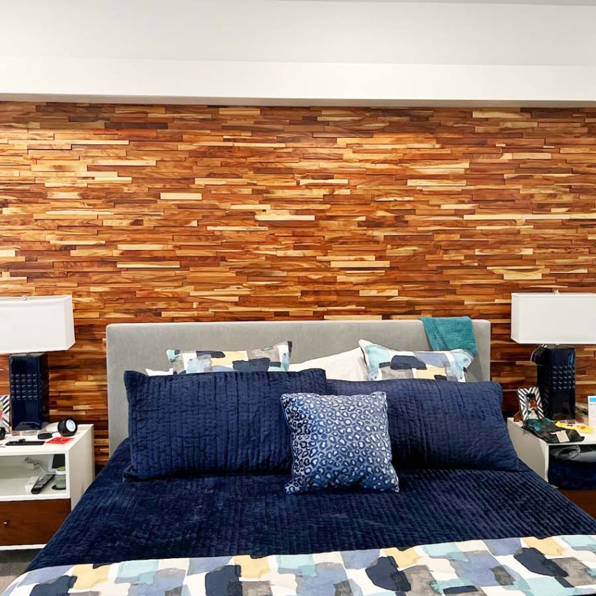 3D Textured Natural Acacia Walling 8