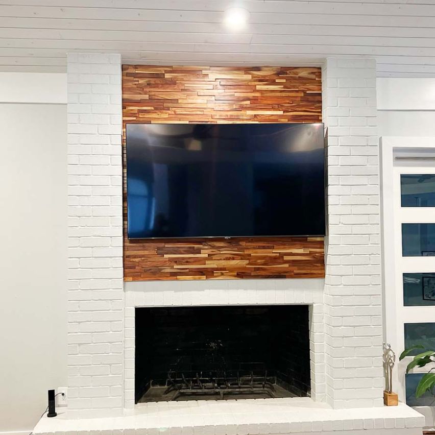 3D Textured Natural Acacia Walling 8