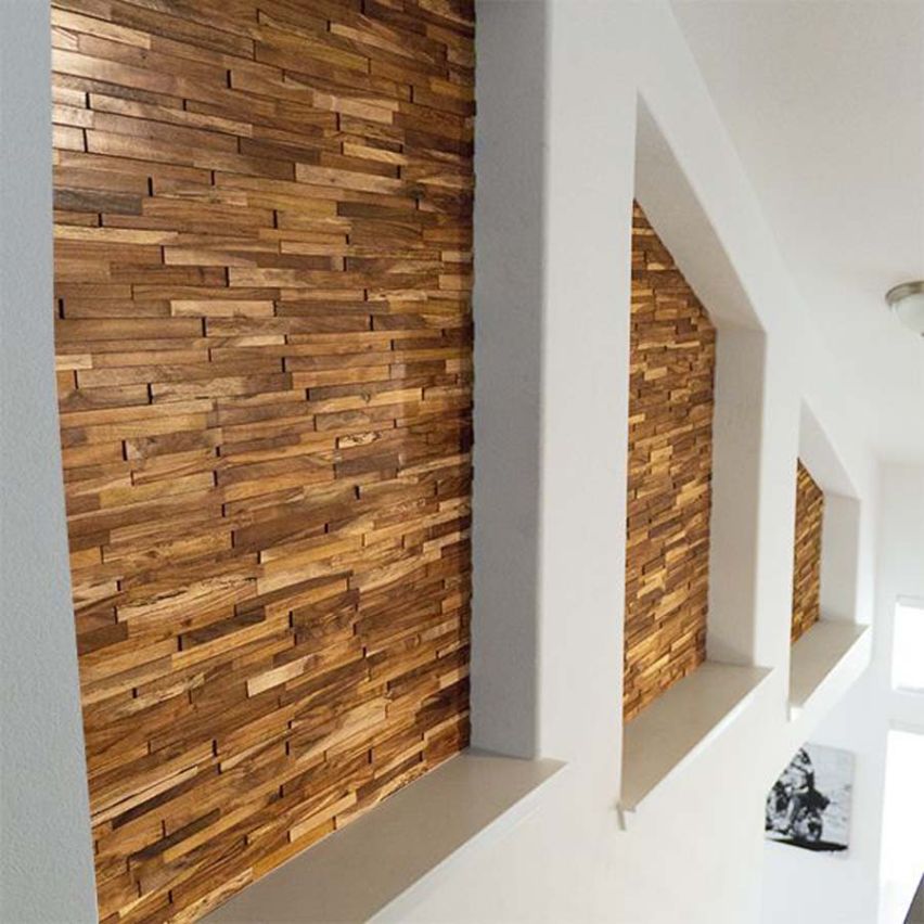 3D Textured Natural Acacia Walling 8