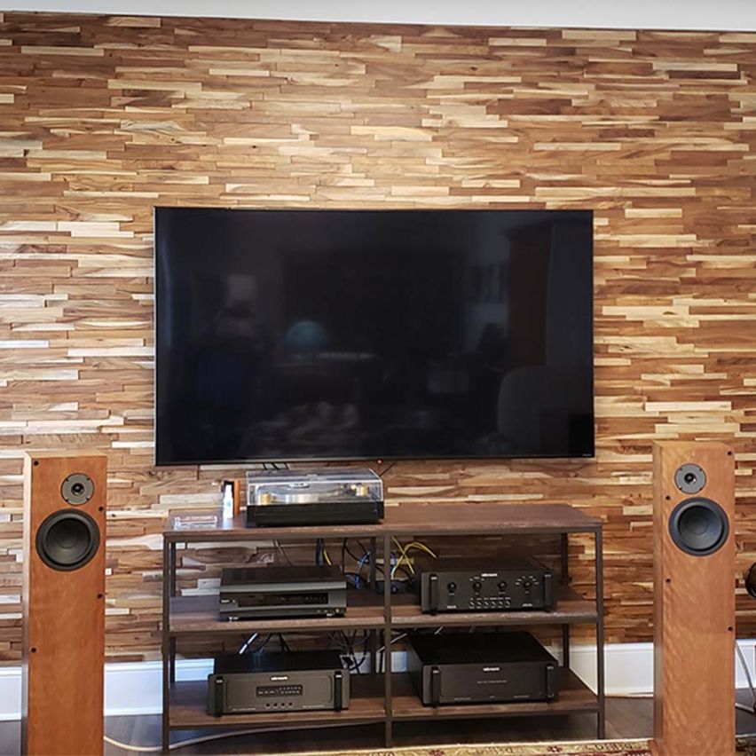 3D Textured Natural Acacia Walling 8