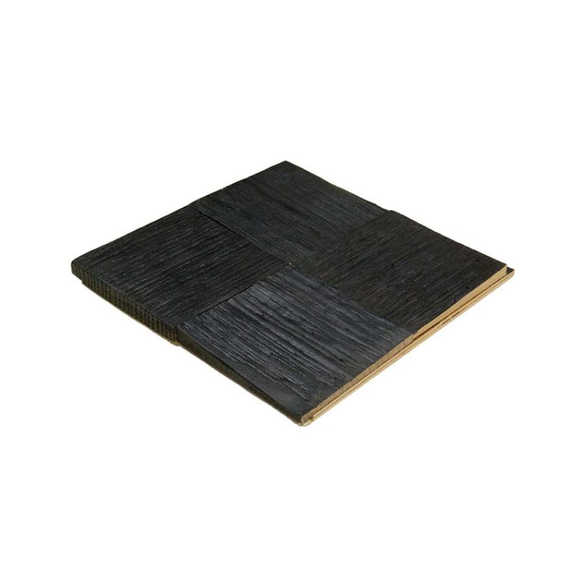 3D Textured Onyx End Grain White Oak Walling 7.5