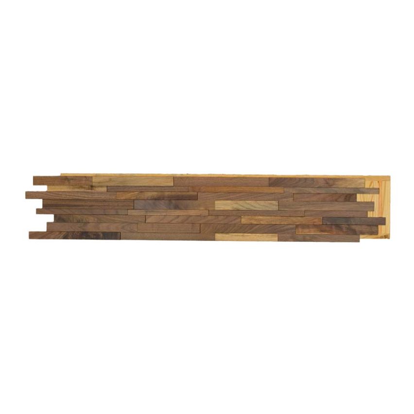 3D Textured Natural Walnut Walling 7.9