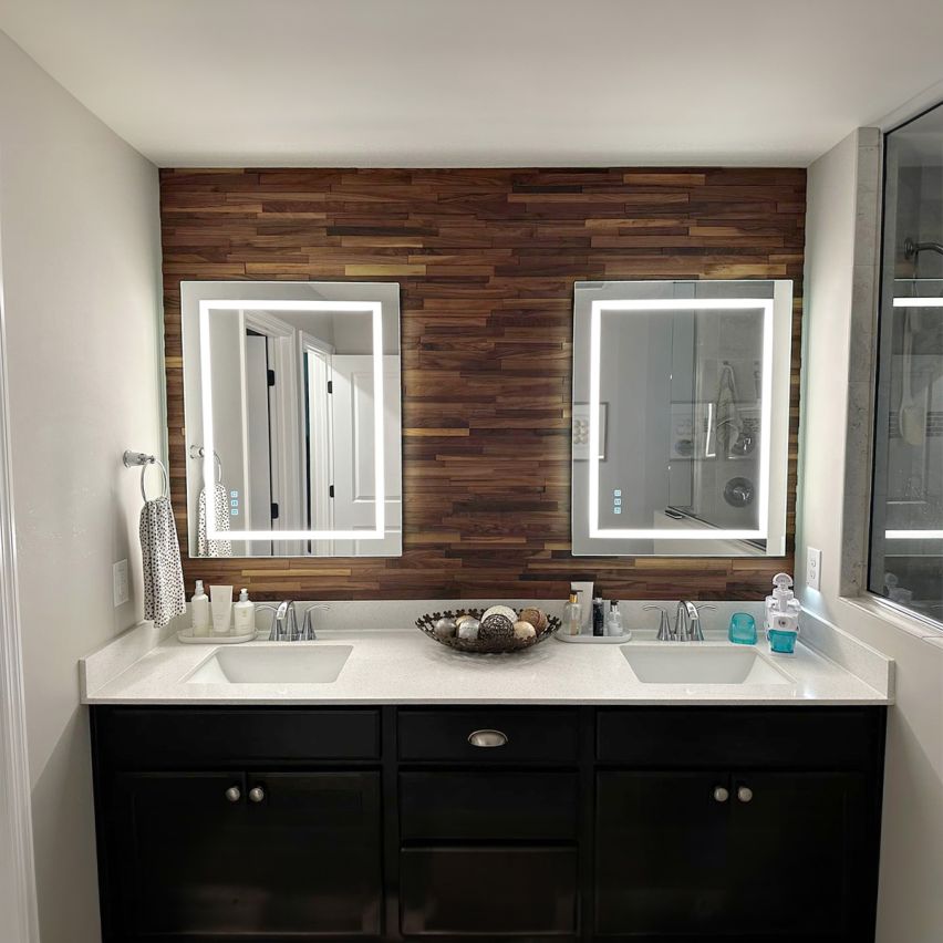 3D Textured Natural Walnut Walling 7.9