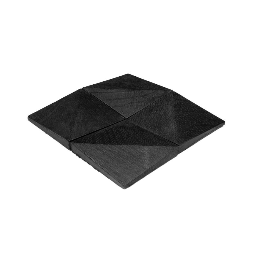 3D Textured Diamond Onyx White Oak Walling 7.5