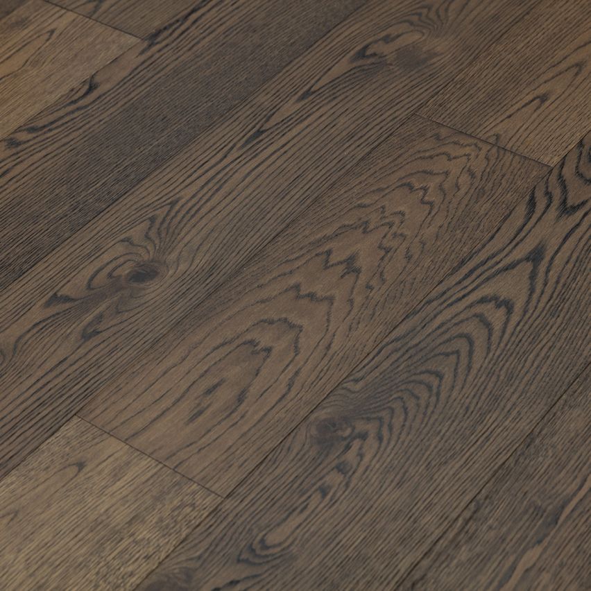 Wire Brushed Bern White Oak Flooring - 7.5