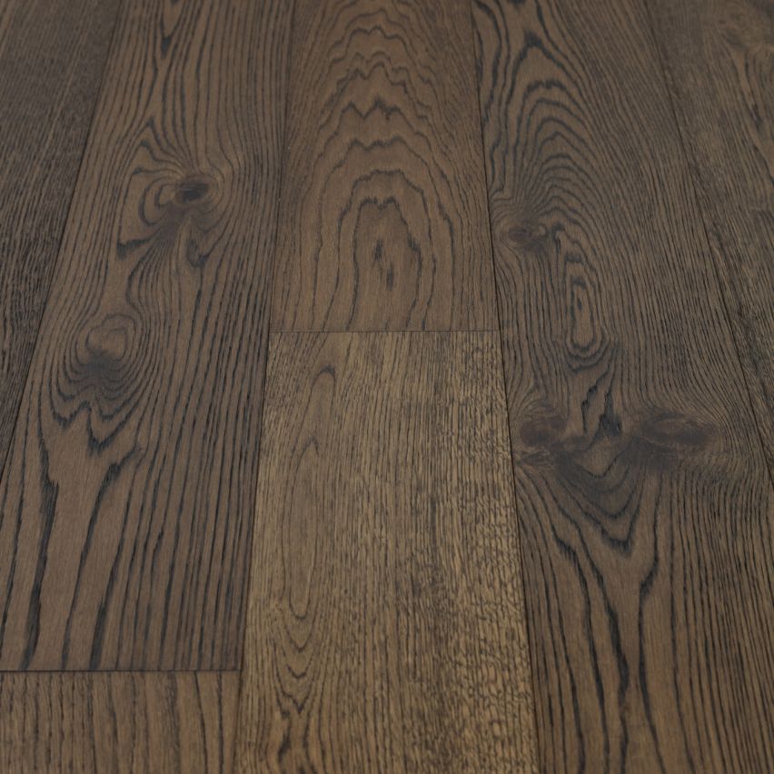 Wire Brushed Bern White Oak Flooring - 7.5