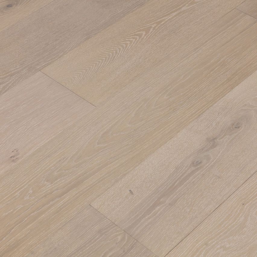 Wire Brushed Caladesi White Oak Flooring - 9.5