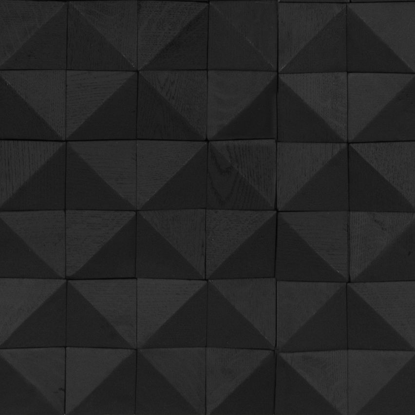 3D Textured Diamond Onyx White Oak Walling 7.5