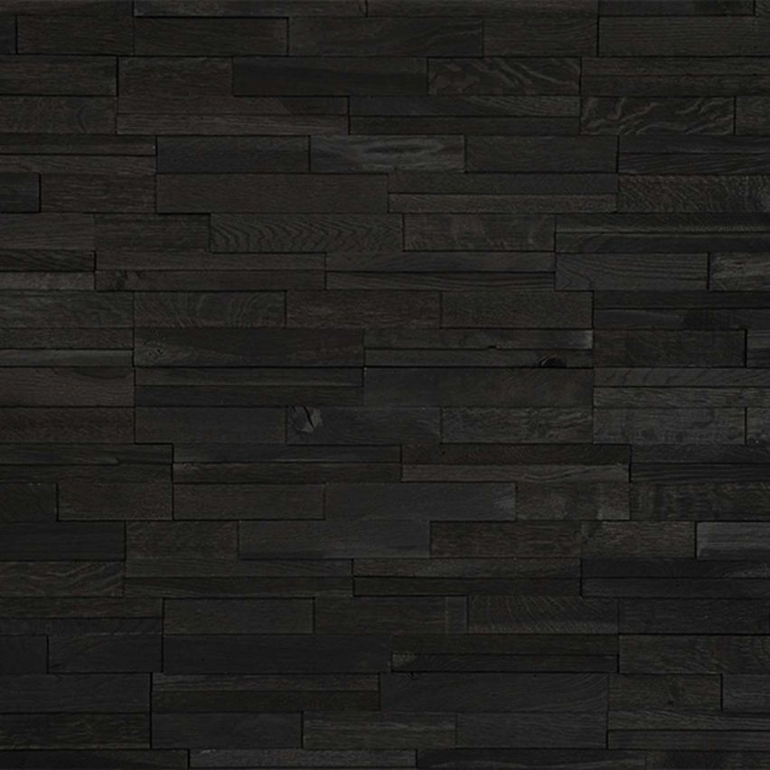3D Textured Ebony White Oak Walling 7.9