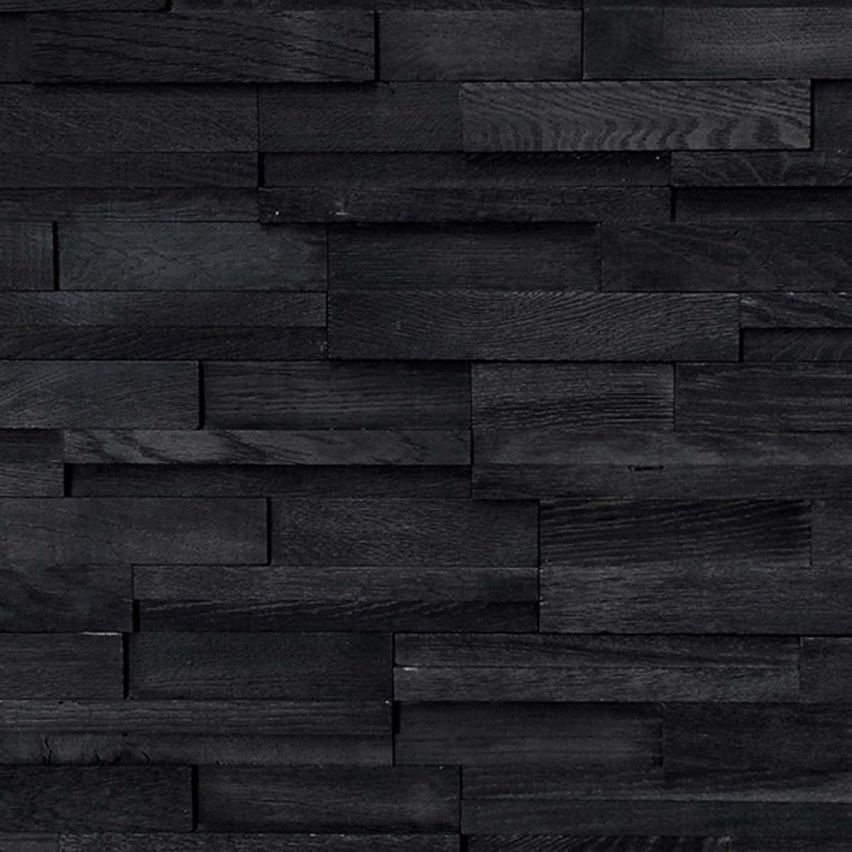 3D Textured Ebony White Oak Walling 7.9