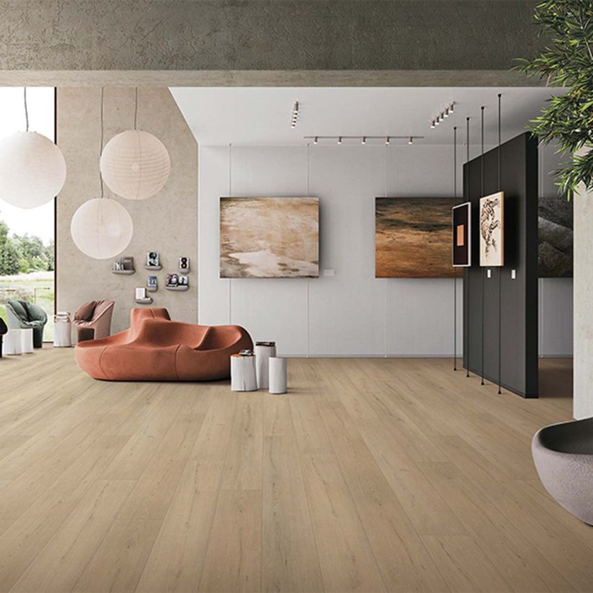 Embossed Gris Luxury Vinyl Flooring - 7