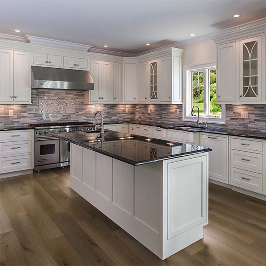 Embossed Mushroom Luxury Vinyl Flooring - 7