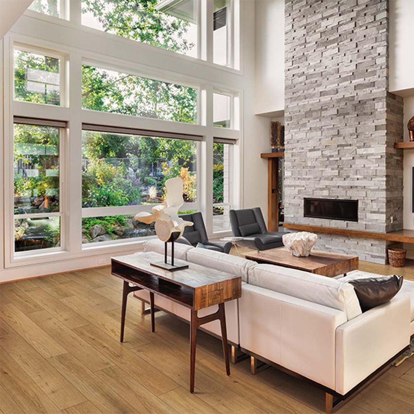 Embossed Almond Luxury Vinyl Flooring - 7