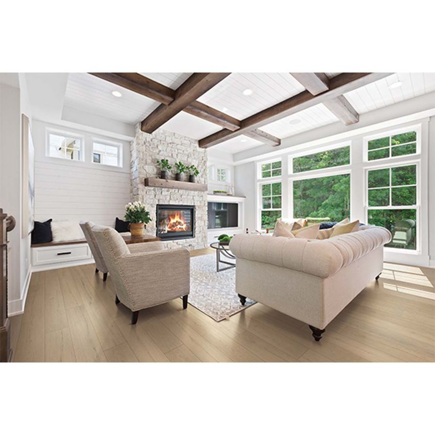 Embossed Gris Luxury Vinyl Flooring - 7