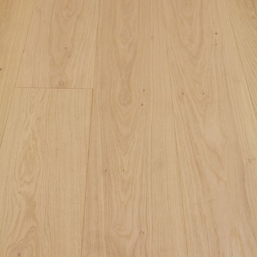 Wire Brushed Ibiza White Oak Flooring - 7.5