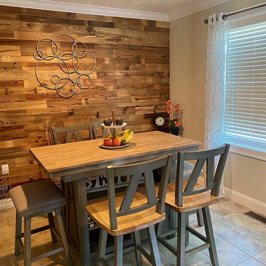 Reclaimed Natural Pine Walling Random Width