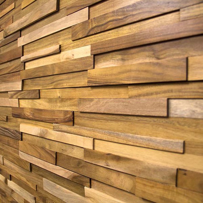 3D Textured Natural Acacia Walling 8