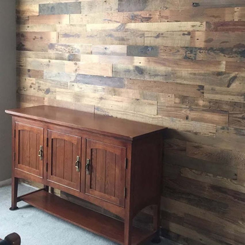Reclaimed Natural Pine Walling Random Width