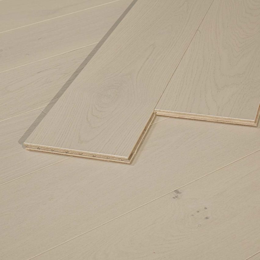 Wire Brushed Massa White Oak Flooring - 7.5