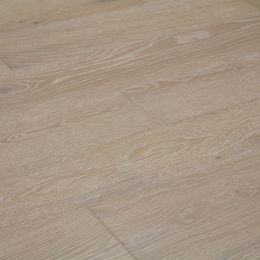 Wire Brushed Meribel White Oak Flooring - 7.5