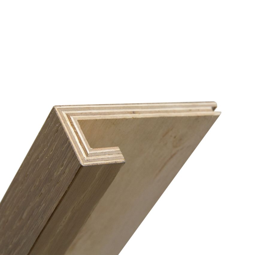 Wire Brushed Meribel White Oak Flooring - 7.5