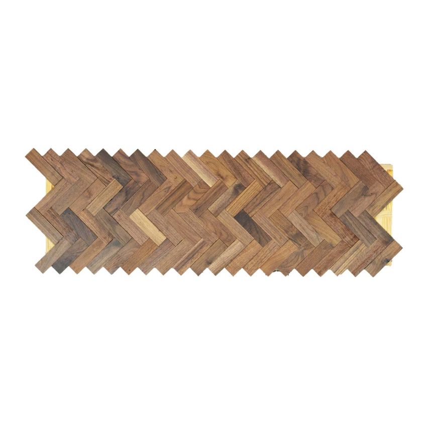 3D Textured Herringbone Walnut Walling 7.7