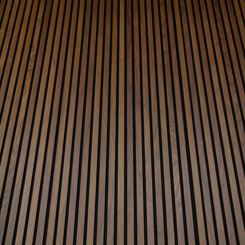 Slat Natural Acoustic Slat Panel Walling 23.6