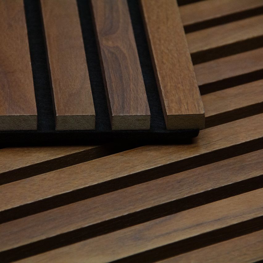 Slat Natural Acoustic Slat Panel Walling 23.6