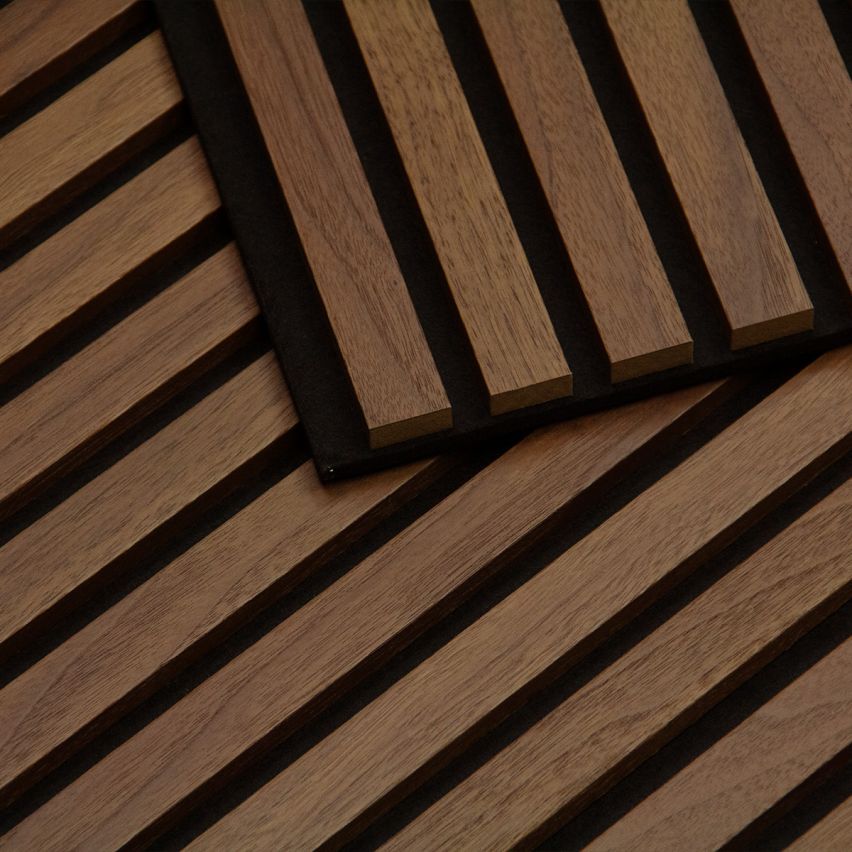 Slat Natural Acoustic Slat Panel Walling 23.6