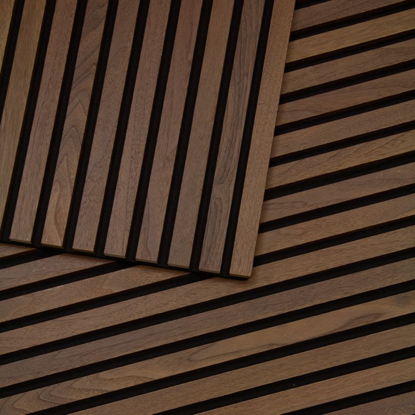 Slat Natural Acoustic Slat Panel Walling 23.6