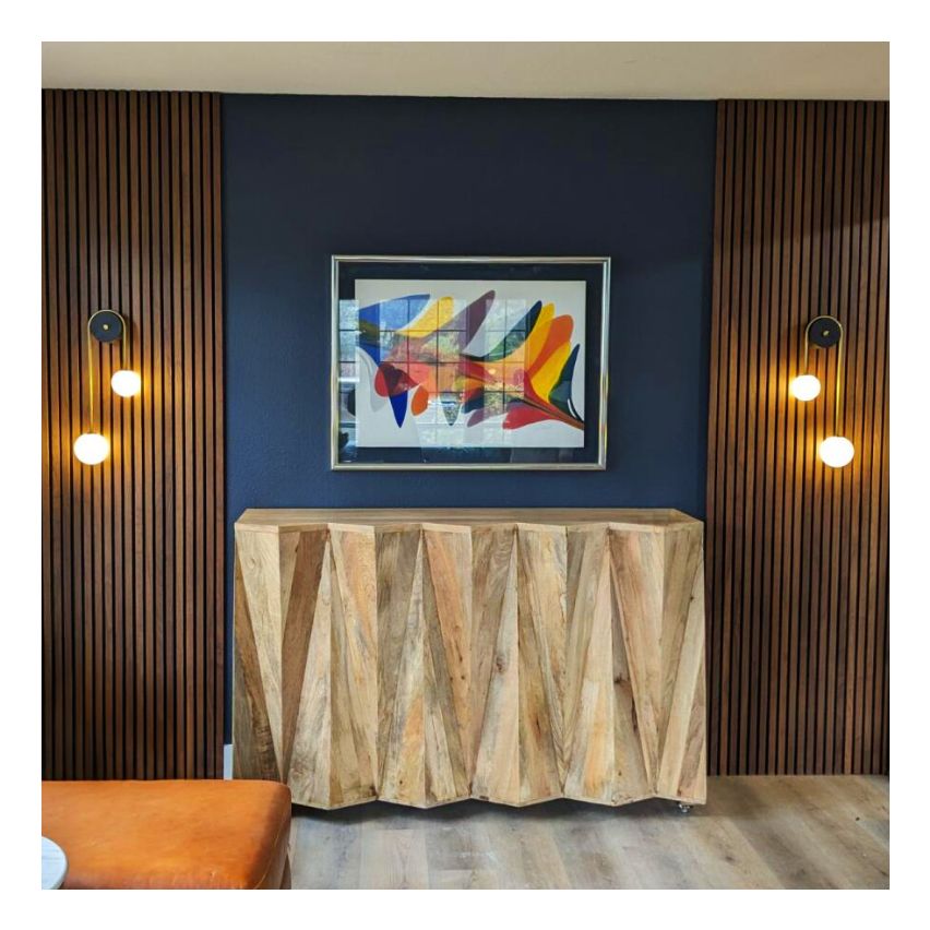 Slat Natural Acoustic Slat Panel Walling 23.6