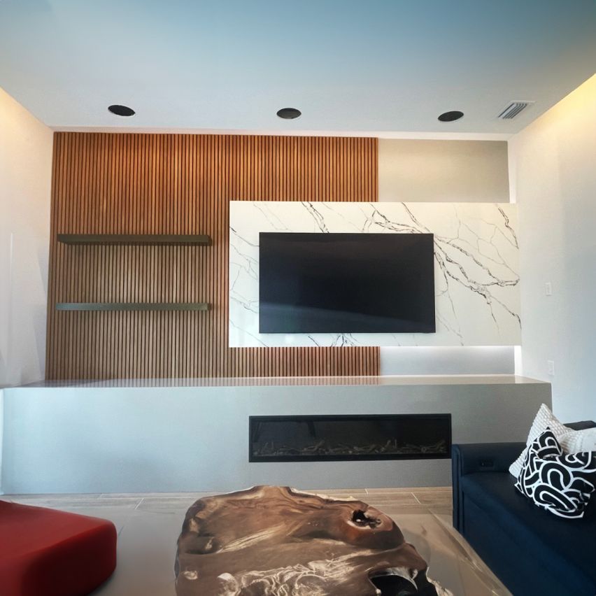 Slat Natural Acoustic Slat Panel Walling 23.6