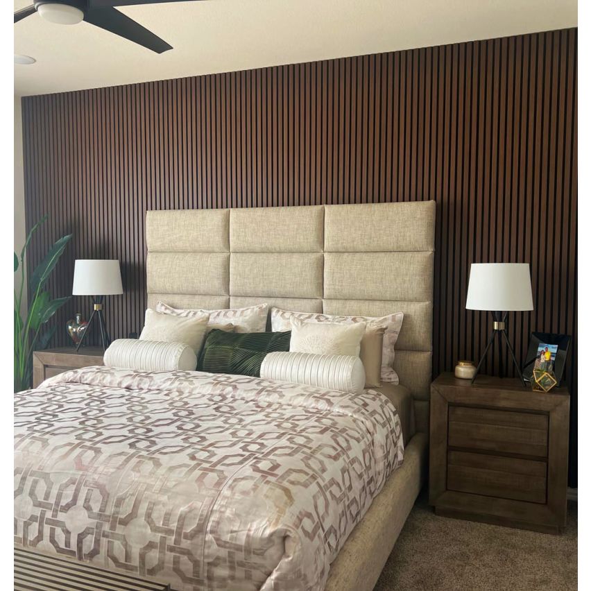 Slat Natural Acoustic Slat Panel Walling 23.6