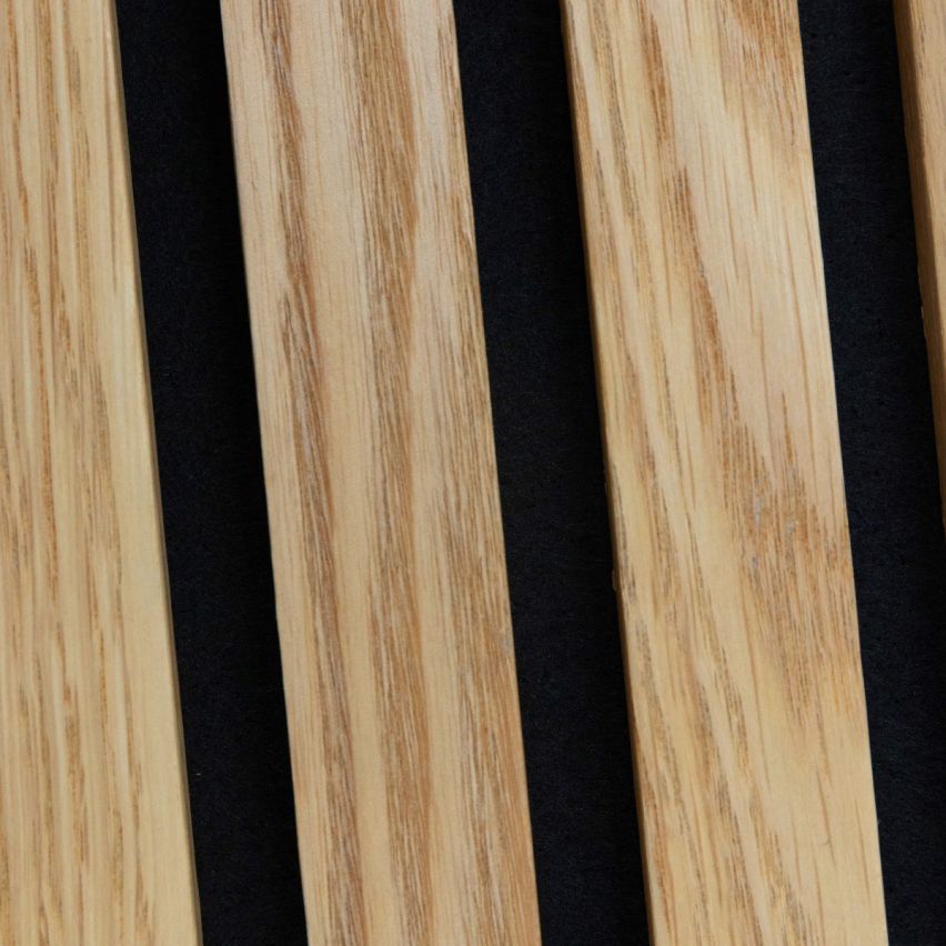 Slat Natural Acoustic Slat Panel Walling 23.6