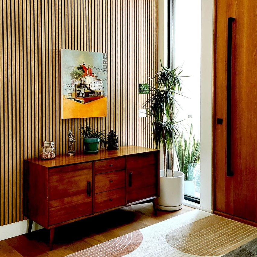 Slat Natural Acoustic Slat Panel Walling 23.6
