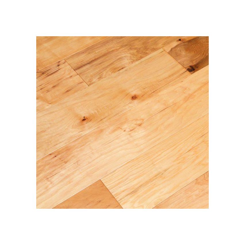 Hand Scraped Natural Hickory Flooring - 7.5