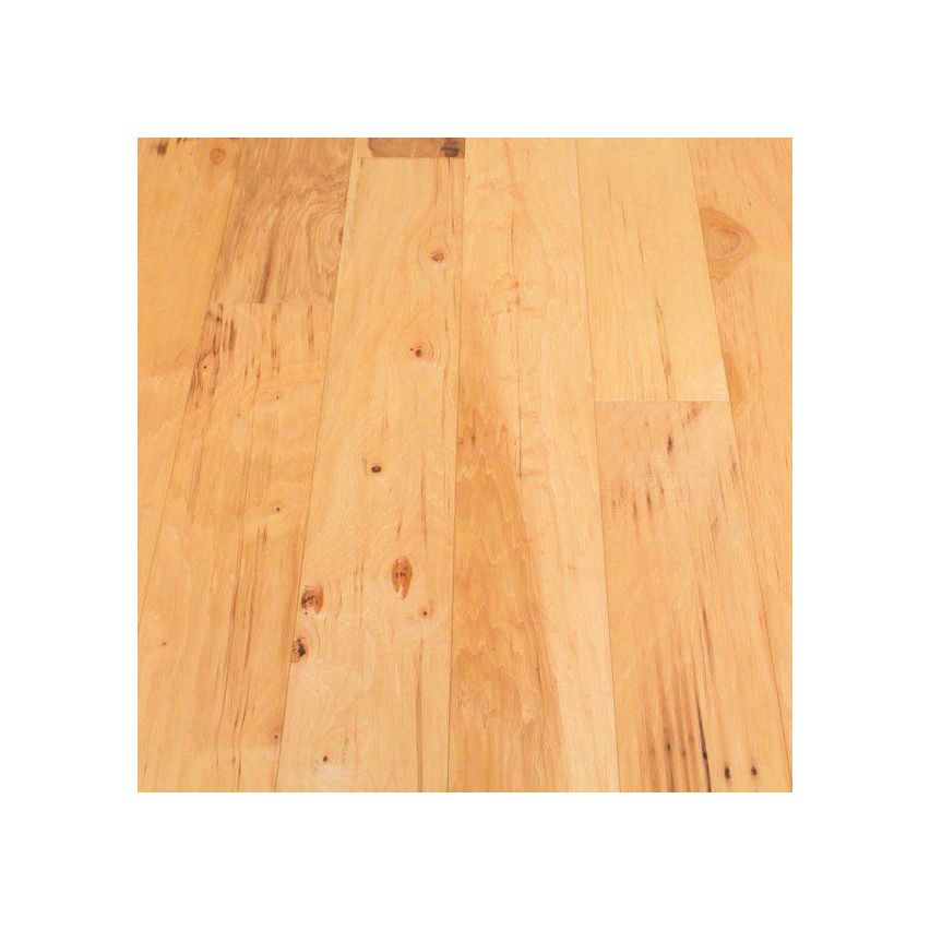 Hand Scraped Natural Hickory Flooring - 7.5