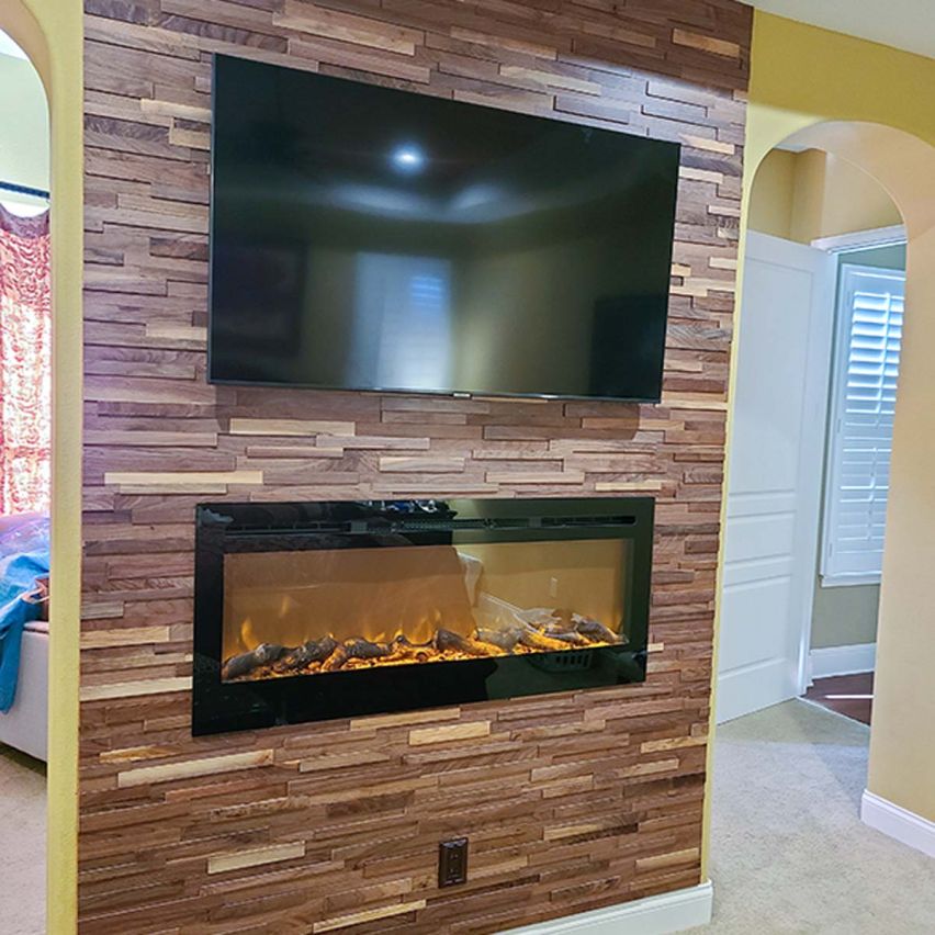 3D Textured Natural Acacia Walling 8