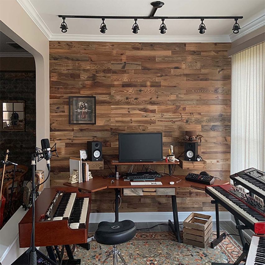 Reclaimed Natural Pine Walling Random Width
