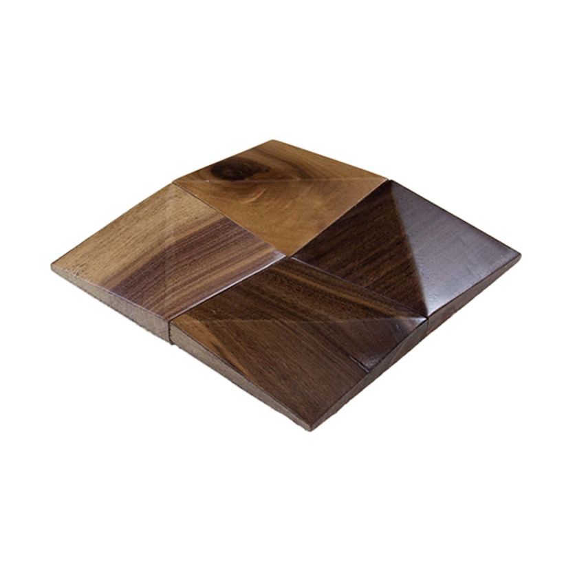 3D Textured Diamond Natural Walnut Walling 7.125