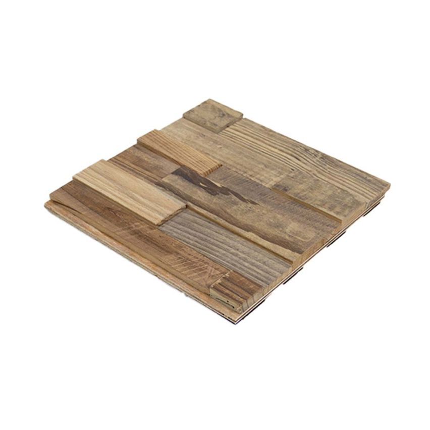 3D Textured Reclaimed Pine Walling 7.9