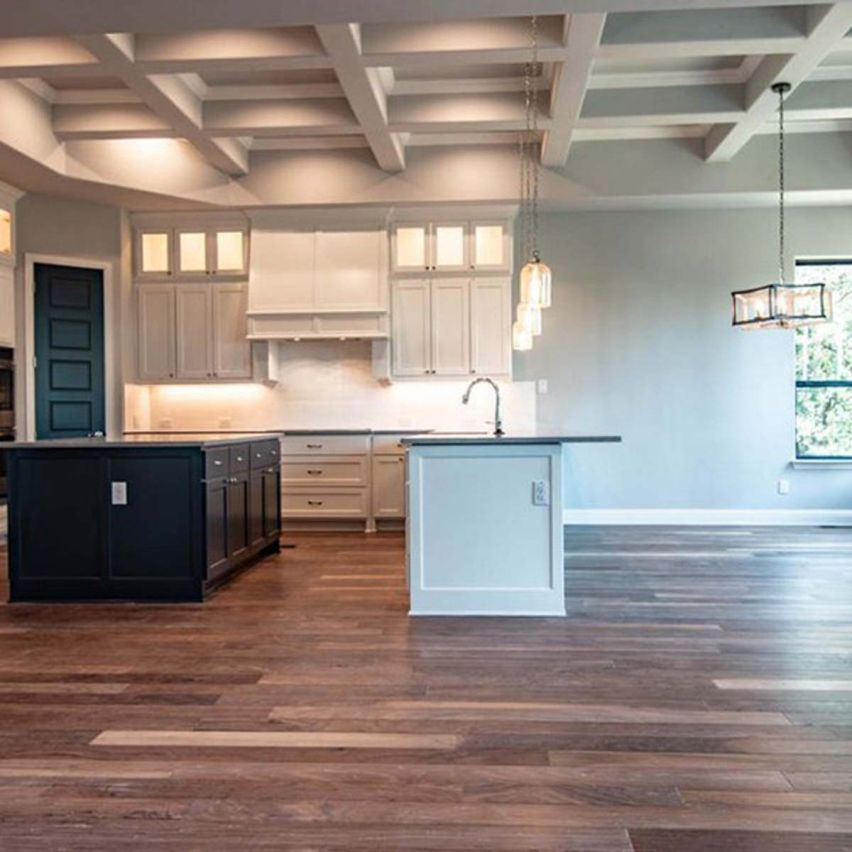 Hand Scraped Ash Walnut Flooring - 5